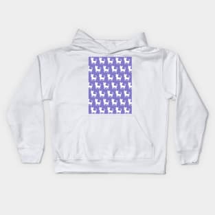 Chihuahua silhouette print (large) lilac Kids Hoodie